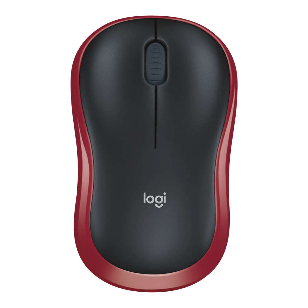 Logitech - M185 Wireless Mouse - Red (910-002237) - Logitech - M185 Wireless Mouse - Red (910-002...