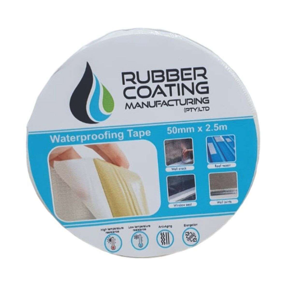 RCM - Waterproofing Tape 50mm X 2.5M - RCM - Waterproofing Tape 50mm X 2.5M