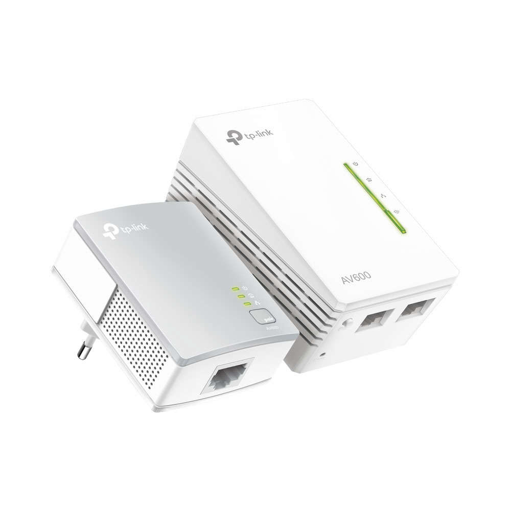 Tp-Link - WPA4221 KIT 300Mbps AV600 Wi-Fi Powerline Extender Starter Kit - Tp-Link - WPA4221 KIT ...