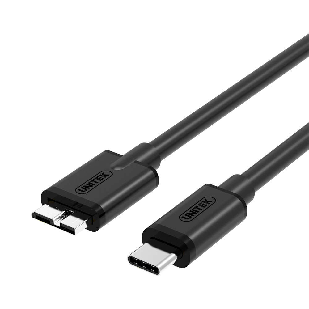 Unitek - USB 3 Type-C M to Micro B Male Cable - Unitek - USB 3 Type-C M to Micro B Male Cable