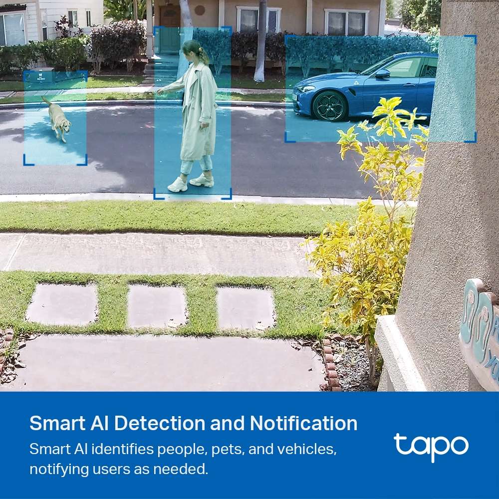 Tp-Link - Tapo C420S1 Wire-Free 2K QHD Security Camera with AI Detection - Tp-Link - Tapo C420S1 ...