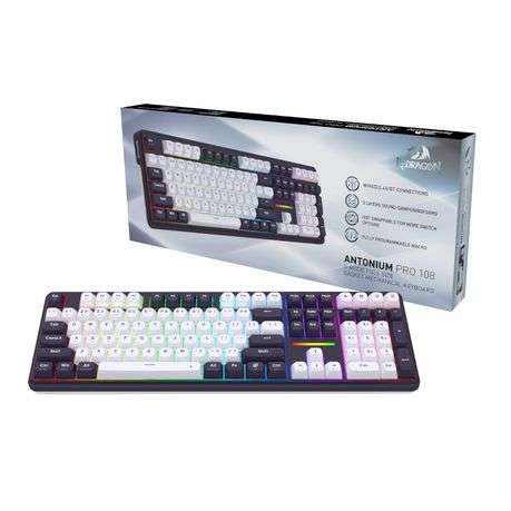 Redragon - K745 Pro Antonium Full-size Mechanical Gaming Keyboard - Redragon - K745 Pro Antonium ...