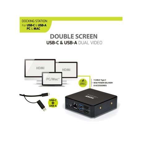 Port Docking Universal office 2 X 2K - EU - Port Docking Universal office 2 X 2K - EU