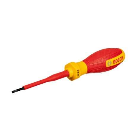 Bosch - VDE Screwdriver SL 2.5 x 75mm - Bosch - VDE Screwdriver SL 2.5 x 75mm