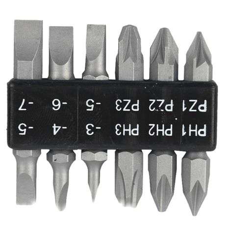 Tork Craft - Double End Bit Set 45mm - 6 Piece - Tork Craft - Double End Bit Set 45mm - 6 Piece