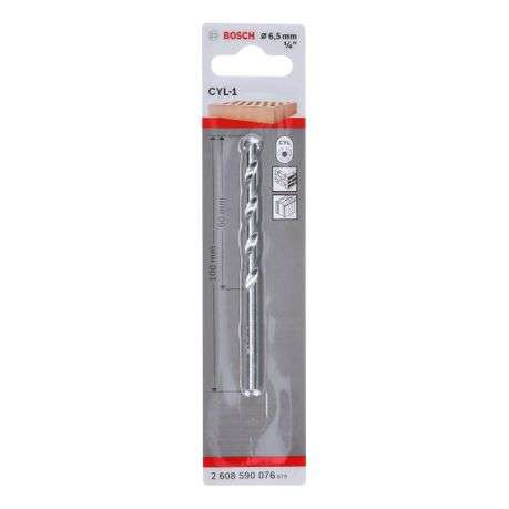 Bosch - CYL-1 Masonry Drill Bit 6,5 x 60 x 100 mm, d 5,2 mm - Bosch - CYL-1 Masonry Drill Bit 6,5...