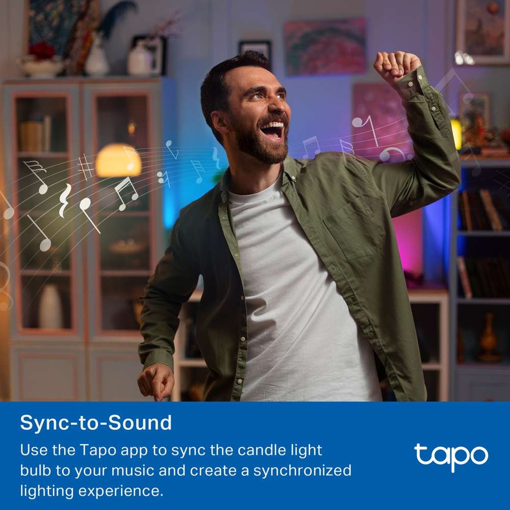 Tp-Link - Tapo L430C E14 Smart Wi-Fi Light Bulb (1-Pack) - Tp-Link - Tapo L430C E14 Smart Wi-Fi L...