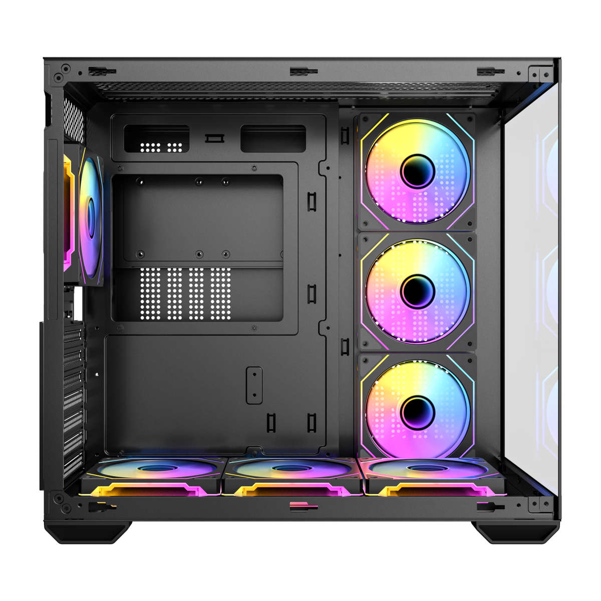 Antec - CX Mirror ARGB ATX Mid-Tower Gaming Chassis - Black - Antec - CX Mirror ARGB ATX Mid-Towe...