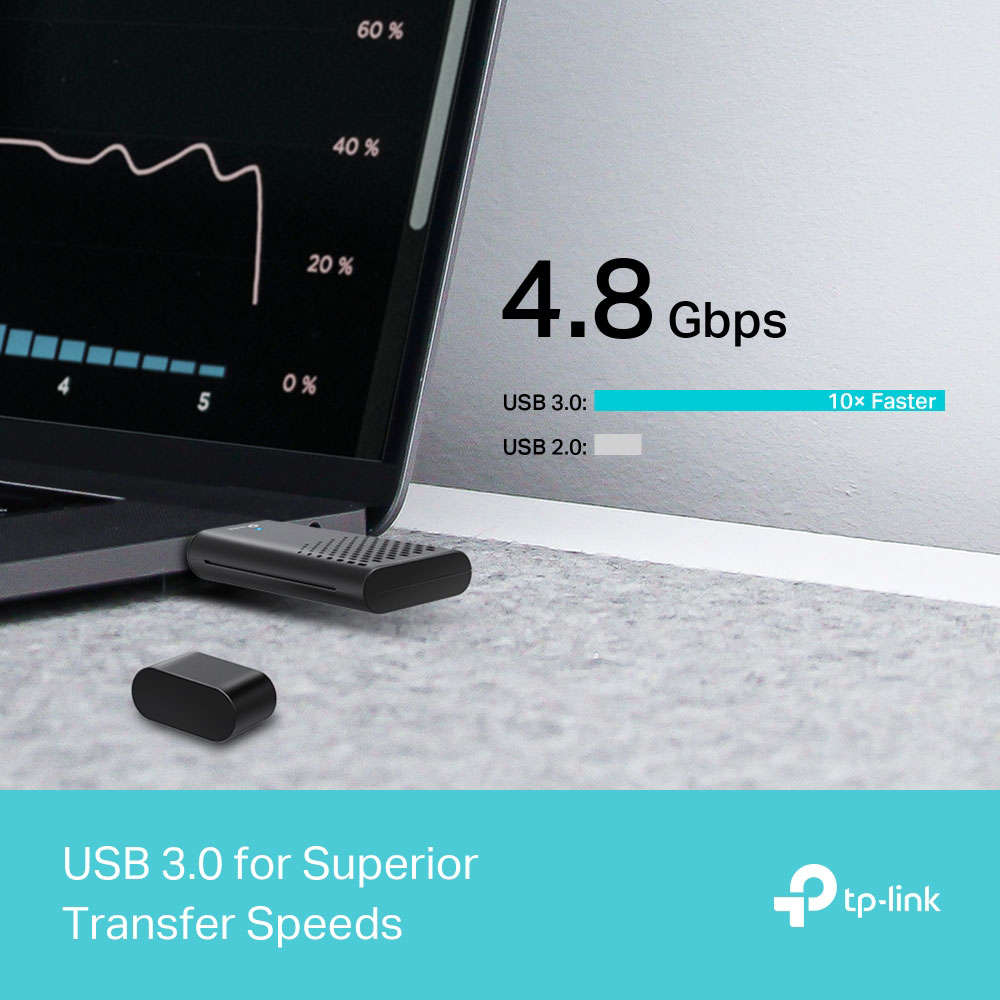 Tp-Link - Archer TX20U Dual Band Wi-Fi 6 Wireless USB Adapter - Tp-Link - Archer TX20U Dual Band ...