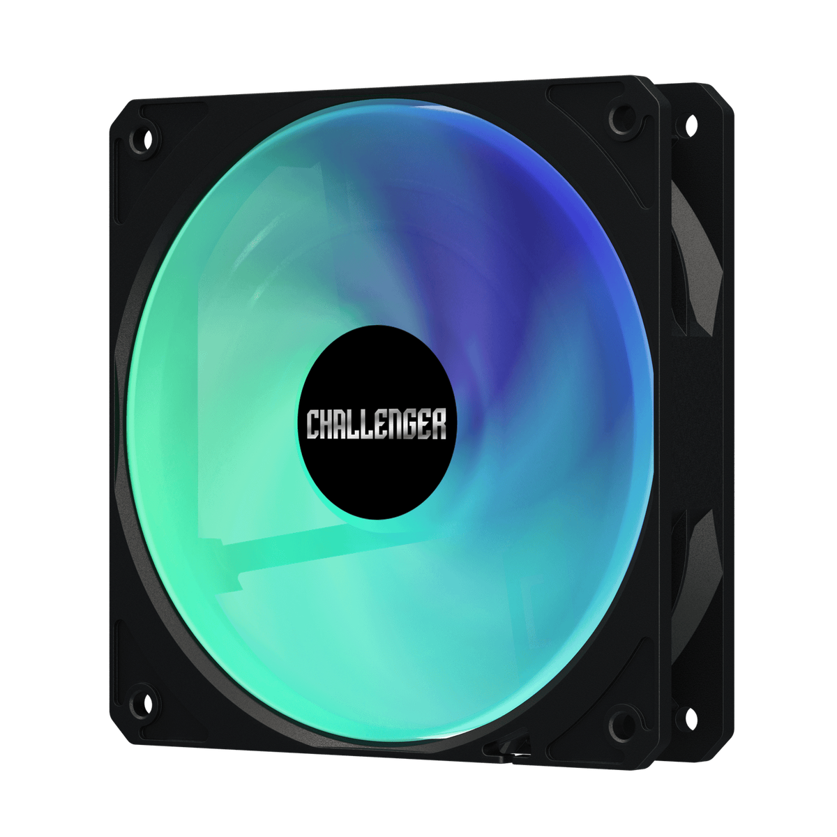 ASRock - Challenger 360 Digital AIO Liquid Cooler - Black - ASRock - Challenger 360 Digital AIO L...