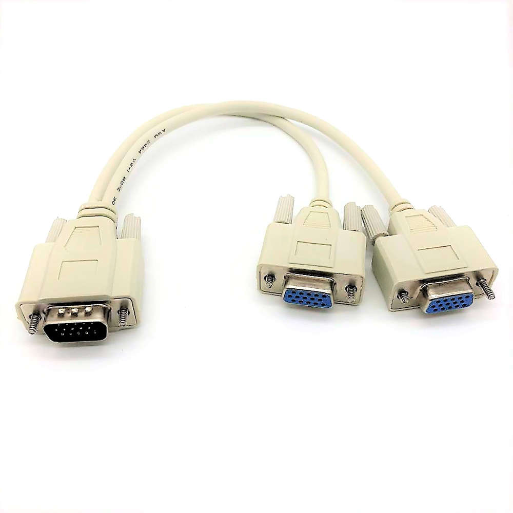 LinkQnet - 2 Way Vga Splitter Cable - LinkQnet - 2 Way Vga Splitter Cable