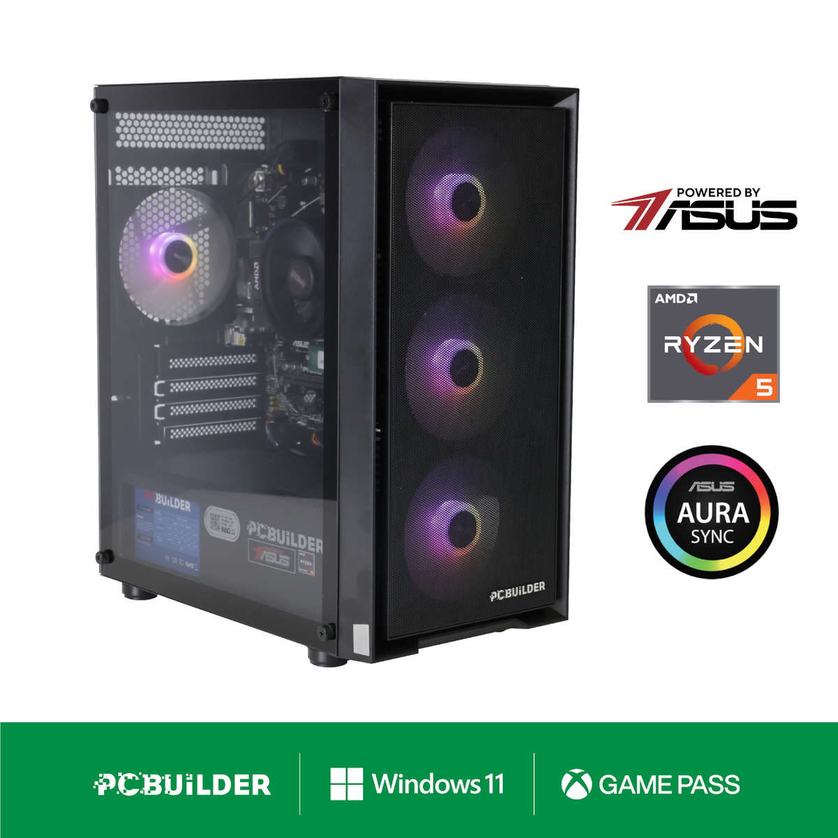 PCBuilder - Ryzen 5 8600G Warden Windows 11 Gaming PC - PCBuilder - Ryzen 5 8600G Warden Windows ...