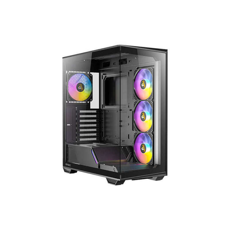 Antec - C3 ARGB ATX | Micro-ATX | ITX ARGB Mid-Tower Gaming Chassis - Black - Antec - C3 ARGB ATX...
