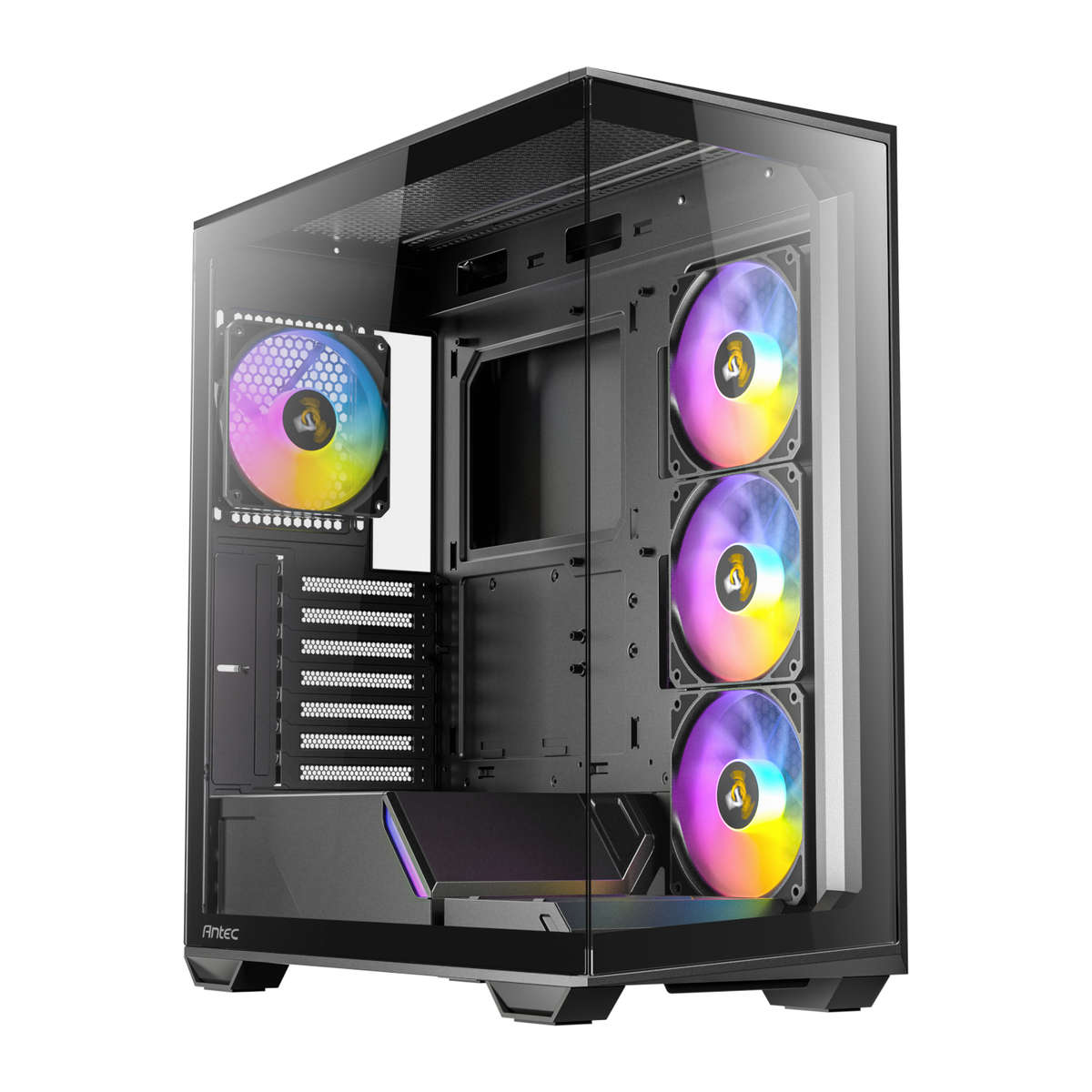 Antec - C3 ARGB ATX | Micro-ATX | ITX ARGB Mid-Tower Gaming Chassis - Black - Antec - C3 ARGB ATX...