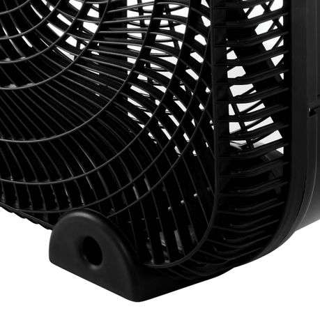Mellerware - Fan Floor 5 Blade Plastic Black 50cm 120W "Eolo" - Mellerware - Fan Floor 5 Blade Pl...