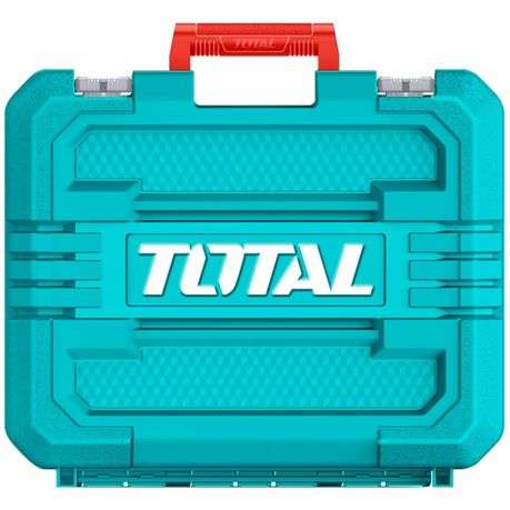 Total tools - Cordless Angle Grinder with 2x5Ah Batteries, Charger & Discs - Total tools - Cordle...