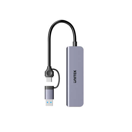 Unitek - uHUB P5+ 5-in-1 USB 5Gbps Hub with SD and Micro SD Card Reader - Unitek - uHUB P5+ 5-in-...