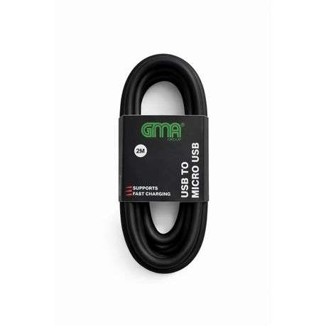 GMA 2m USB to Micro USB Cable - Fast Charging & Data Sync - GMA 2m USB to Micro USB Cable - Fast ...