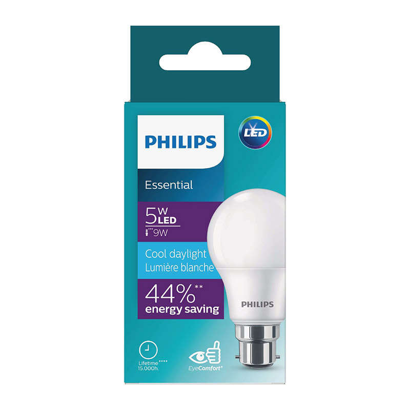 Philips - Globe LED 5W Pin Type Cool Daylight - Philips - Globe LED 5W Pin Type Cool Daylight