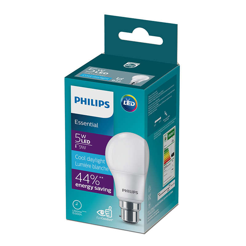 Philips - Globe LED 5W Pin Type Cool Daylight - Philips - Globe LED 5W Pin Type Cool Daylight