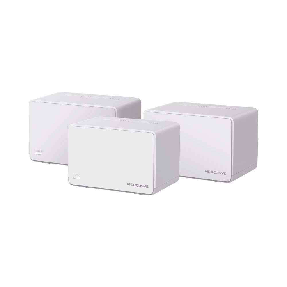 Tp-Link - Mercusys - Halo H80X(3-Pack) AX3000 WiFi 6 Mesh System - Tp-Link - Mercusys - Halo H80X...