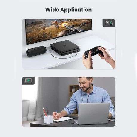 Ugreen - CM383-80864 USB-A to 3.5mm Audio Jack External Sound Adapter - Ugreen - CM383-80864 USB-...