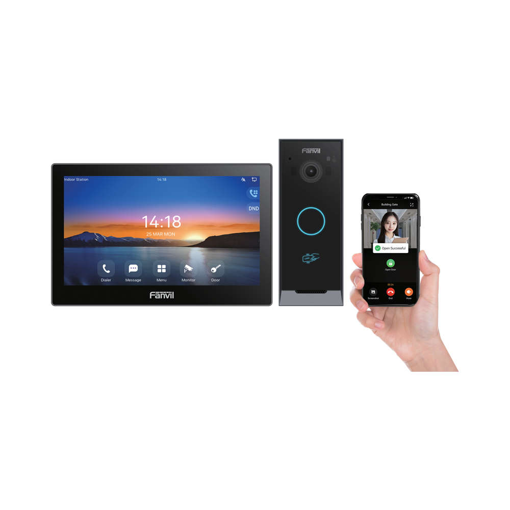 Fanvil - Vik-01 Video Intercom Kit I60 And I504W - Fanvil - Vik-01 Video Intercom Kit I60 And I504W
