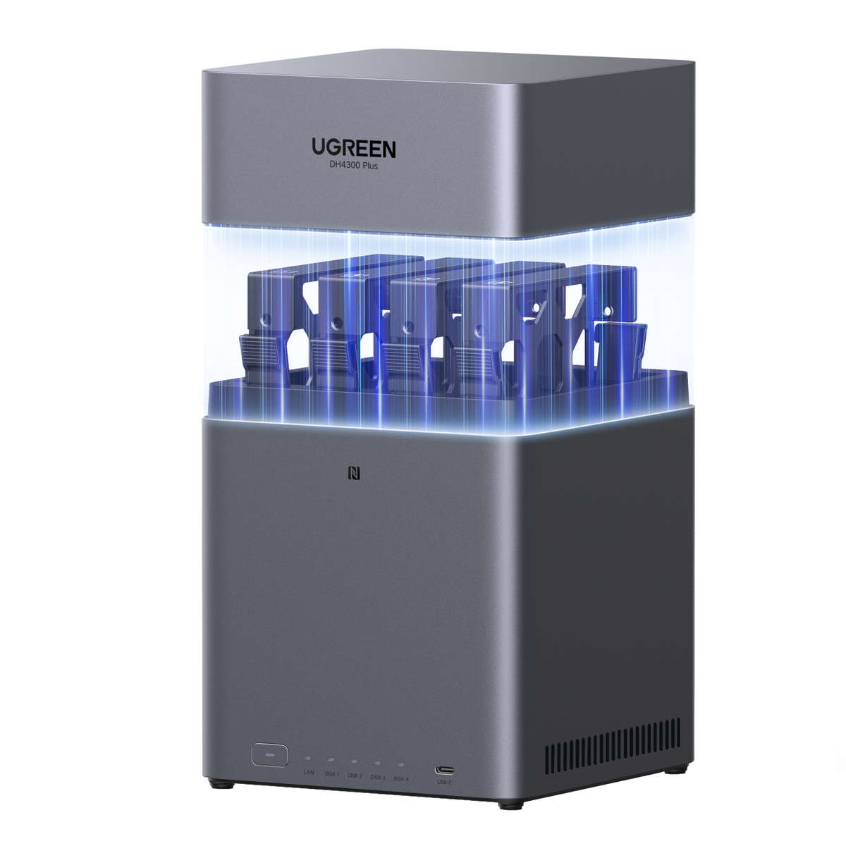 Ugreen - DH4300 Plus 4-Bay NAS Storage - Ugreen - DH4300 Plus 4-Bay NAS Storage