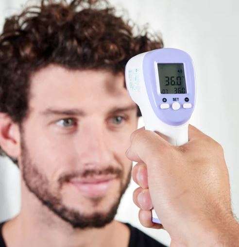 Taurus - Thermometer Infrared Digital Display Plastic White 3V "Hi-Fi Temp" - Taurus - Thermomete...