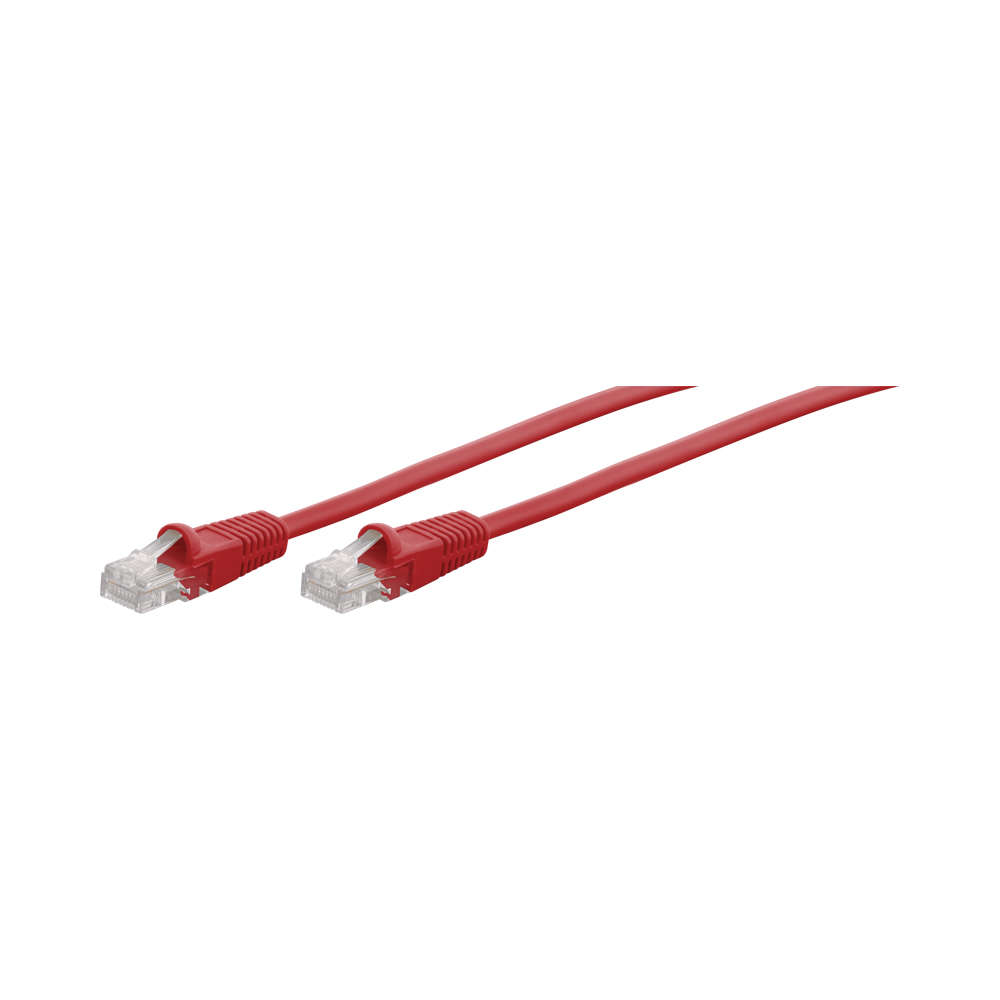 Premium Line - 1M Cat5E Moulded Flylead - Red - Premium Line - 1M Cat5E Moulded Flylead - Red