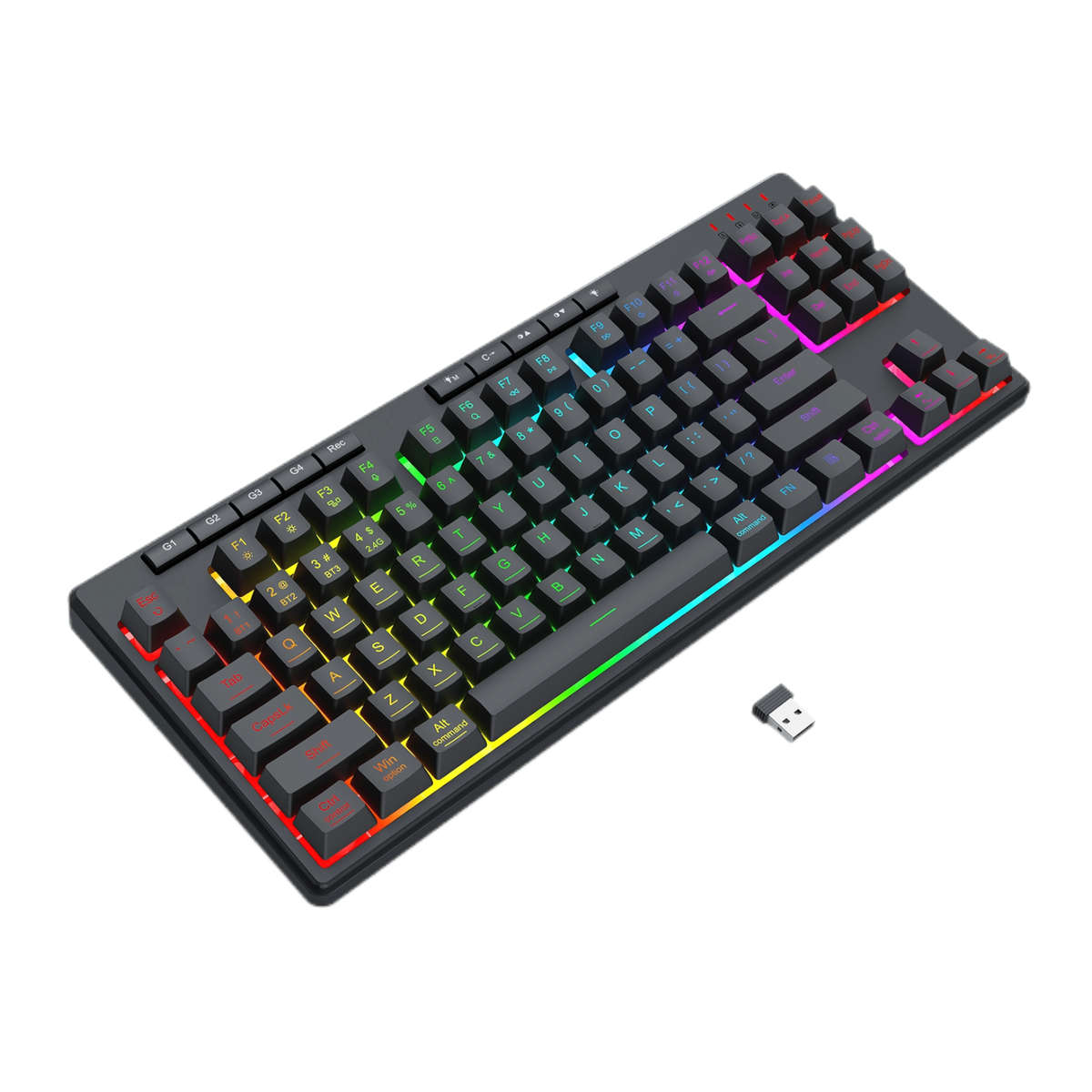 Redragon - Shiva PRO Wireless keyboard - Black - Redragon - Shiva PRO Wireless keyboard - Black