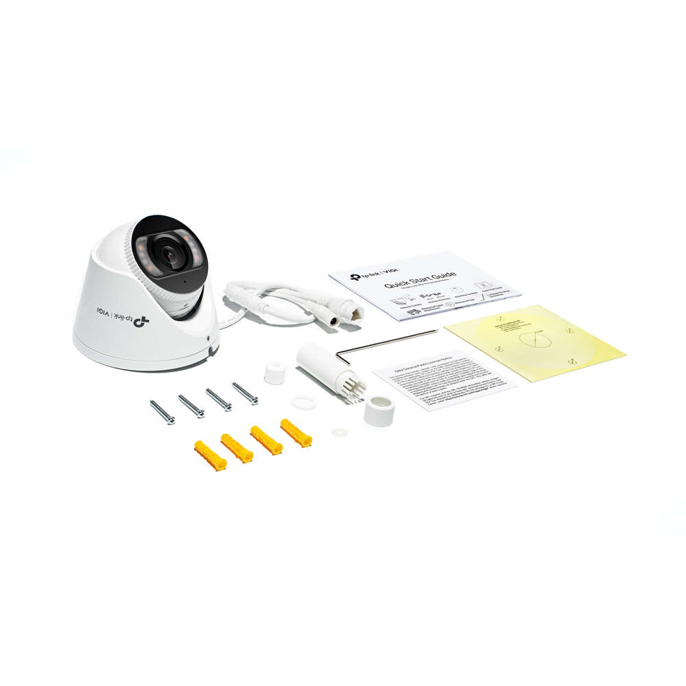 Tp-Link - Vigi Insight S445 4MP Full-Colour Turret Network Camera - Tp-Link - Vigi Insight S445 4...