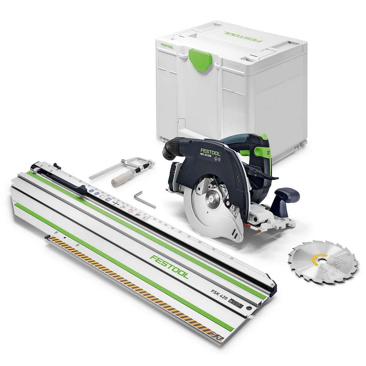 Festool - Cordless Circular Hkc55 Keb-Basic Fsk 420 - Festool - Cordless Circular Hkc55 Keb-Basic...