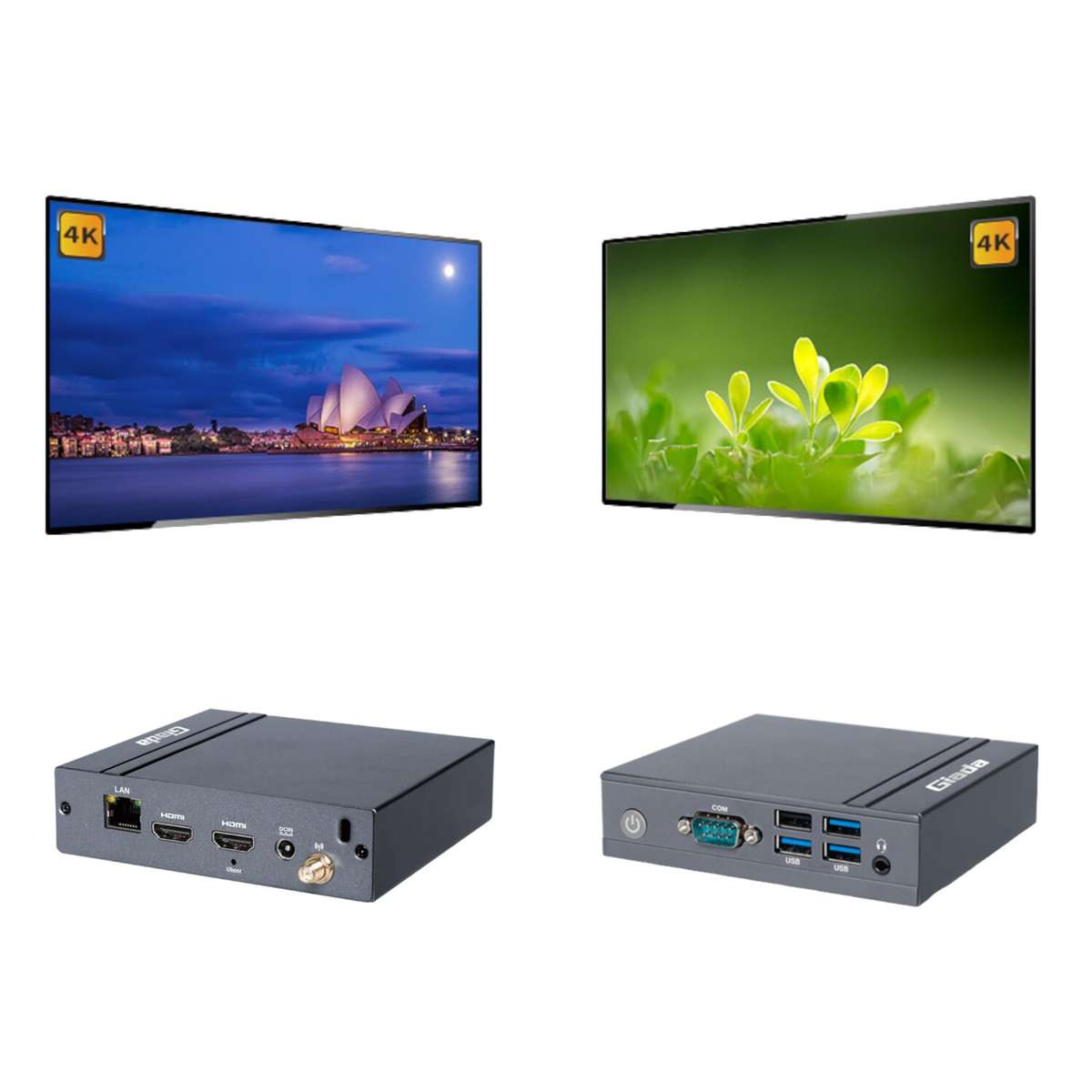 Giada - DN24 Raspberry Pi Compact Signage Player - CM4 Lite - Giada - DN24 Raspberry Pi Compact S...