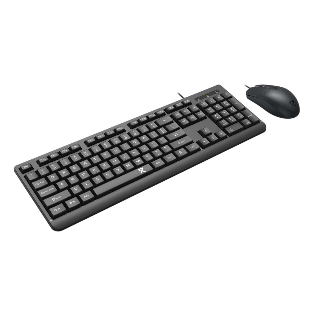 Redragon - BS-7543 Wired Keyboard and Mouse Combo - Black - Redragon - BS-7543 Wired Keyboard and...
