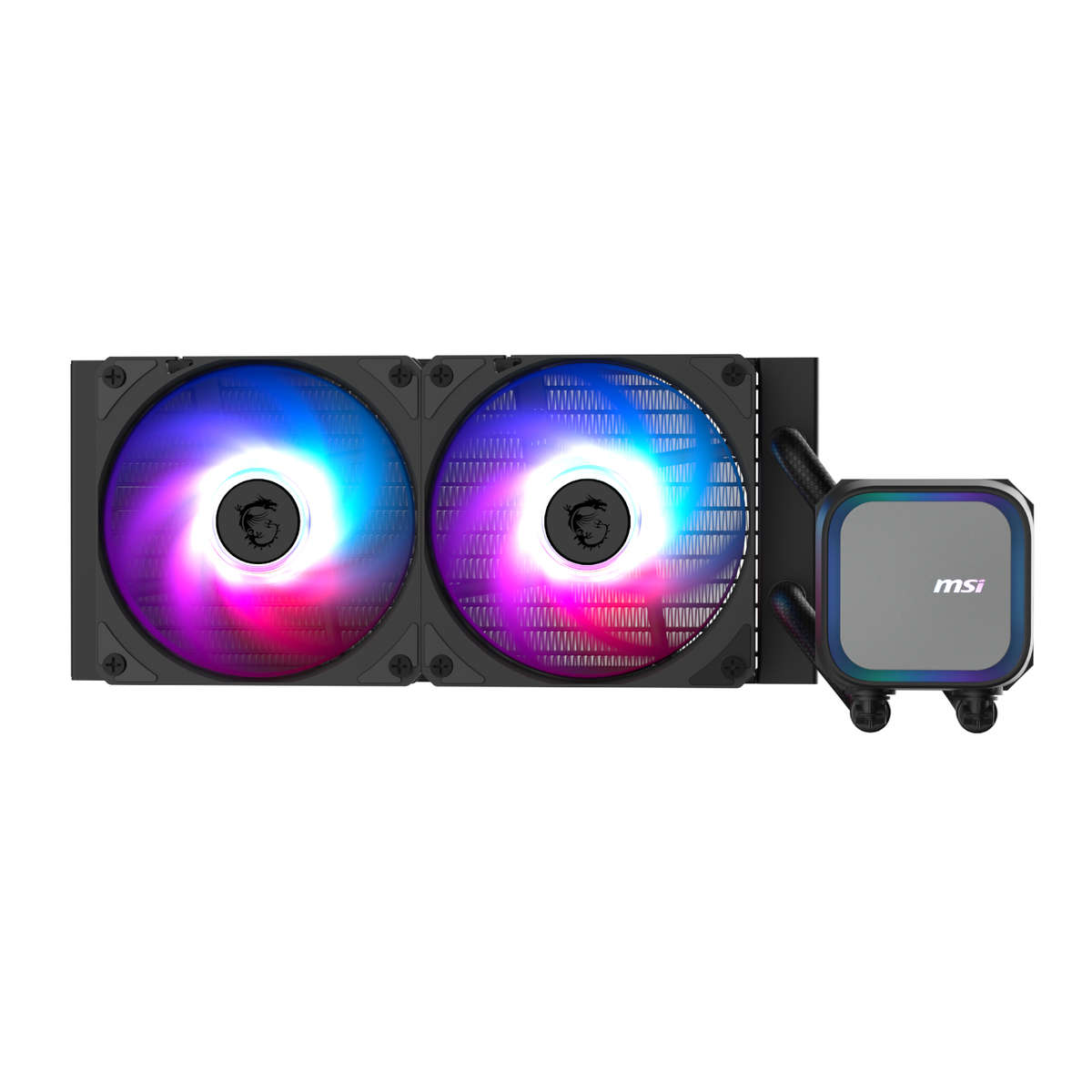 MSI - MAG Coreliquid A13 240 AIO Liquid CPU Cooler - Black - MSI - MAG Coreliquid A13 240 AIO Liq...