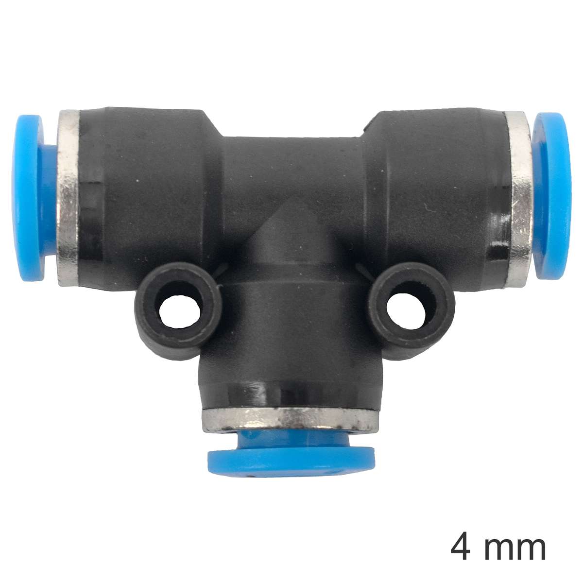 Air Craft - Pu Hose Fitting Tee 4mm - Air Craft - Pu Hose Fitting Tee 4mm