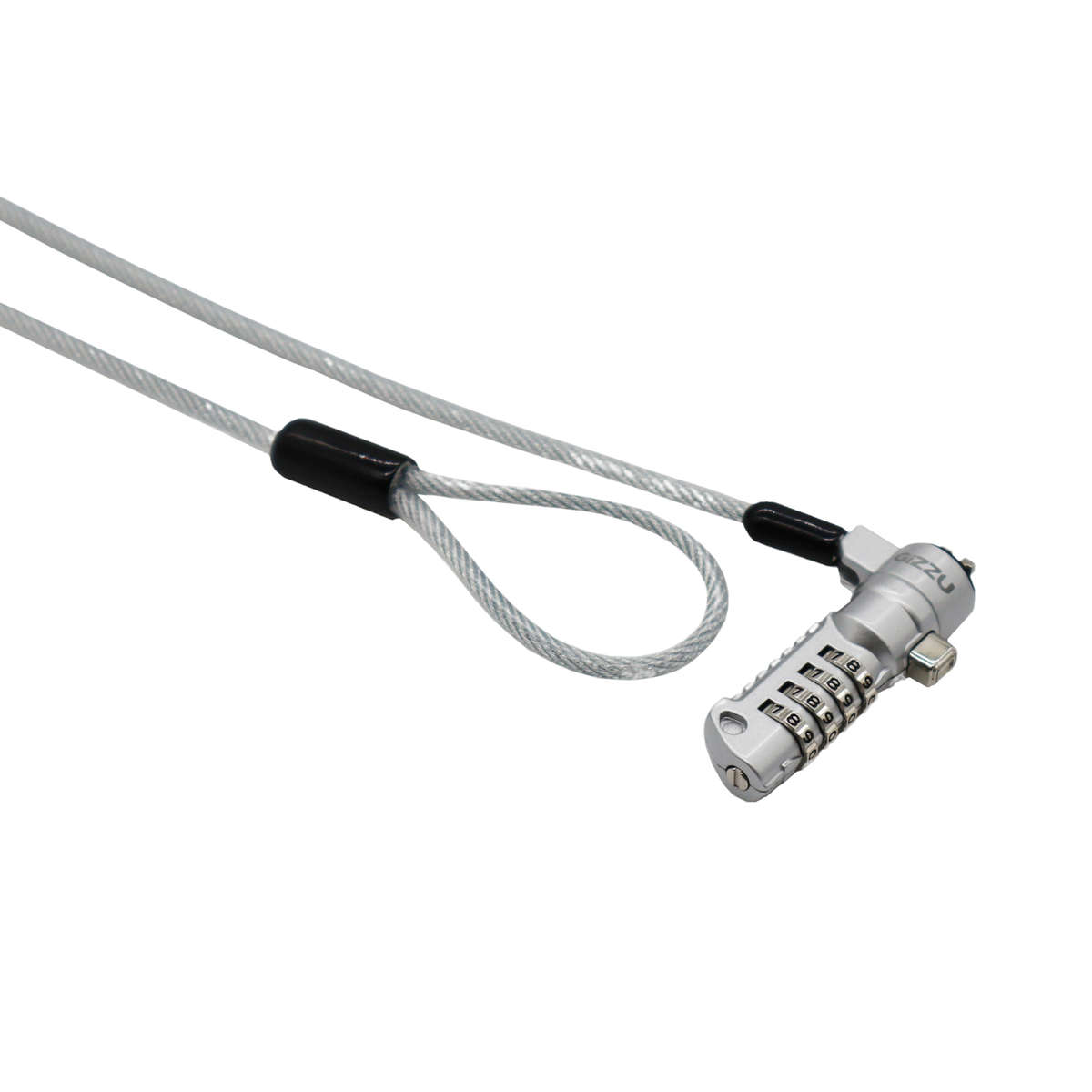 Gizzu - Secure Wedge Code Cable Lock 1.8m - Gizzu - Secure Wedge Code Cable Lock 1.8m