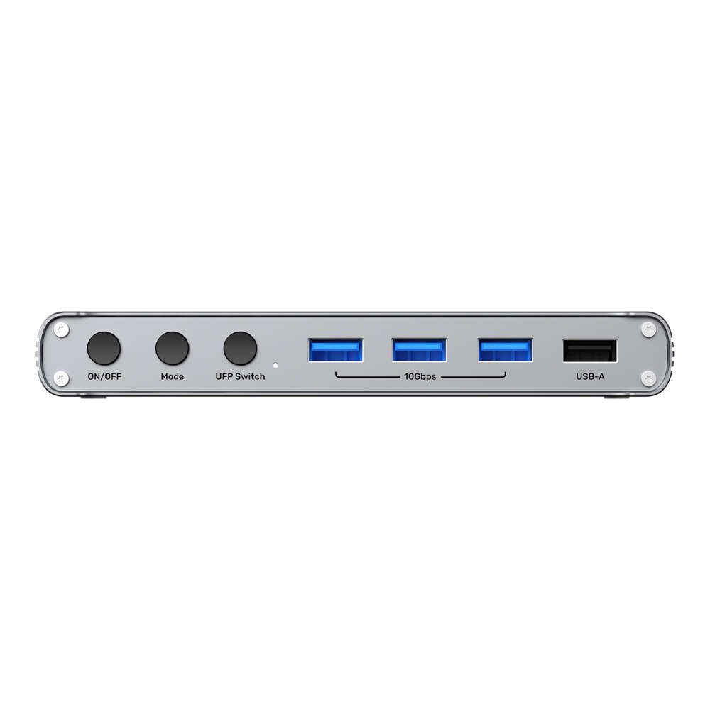 Unitek - D1118A USB Type-C 10Gbps 4K @30Hz HDMI Split-Screen Kvm Switch - Unitek - D1118A USB Typ...