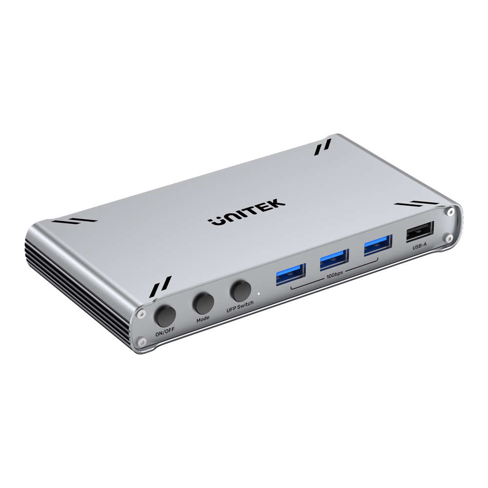 Unitek - D1118A USB Type-C 10Gbps 4K @30Hz HDMI Split-Screen Kvm Switch - Unitek - D1118A USB Typ...