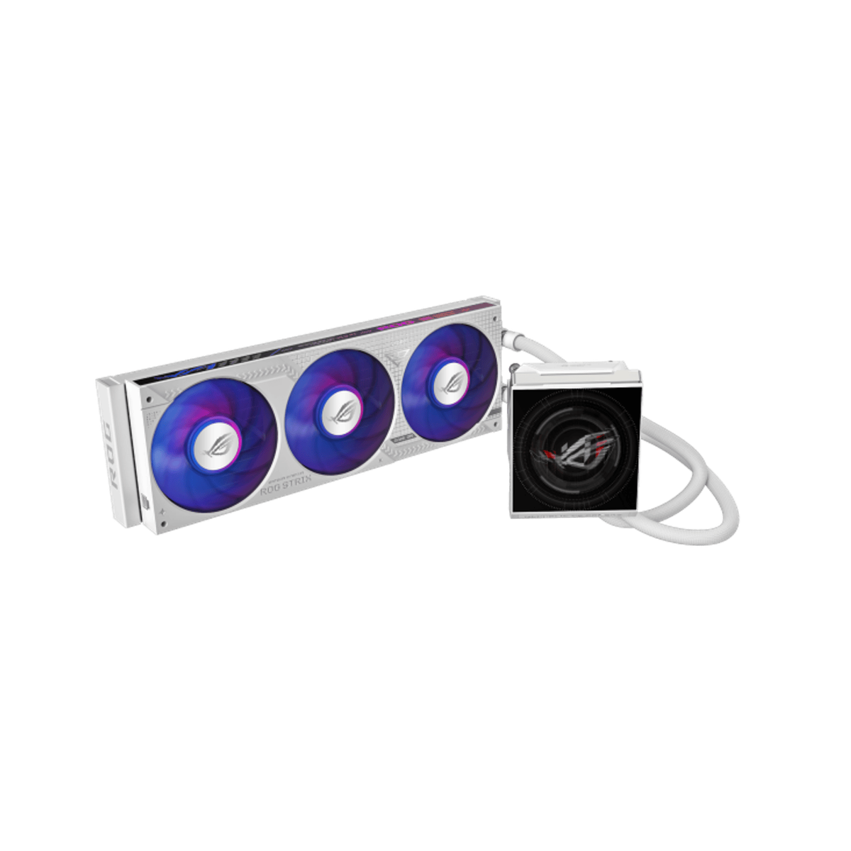 Asus - ROG Strix LC IV 360 ARGB LCD White Edition - Asus - ROG Strix LC IV 360 ARGB LCD White Edi...