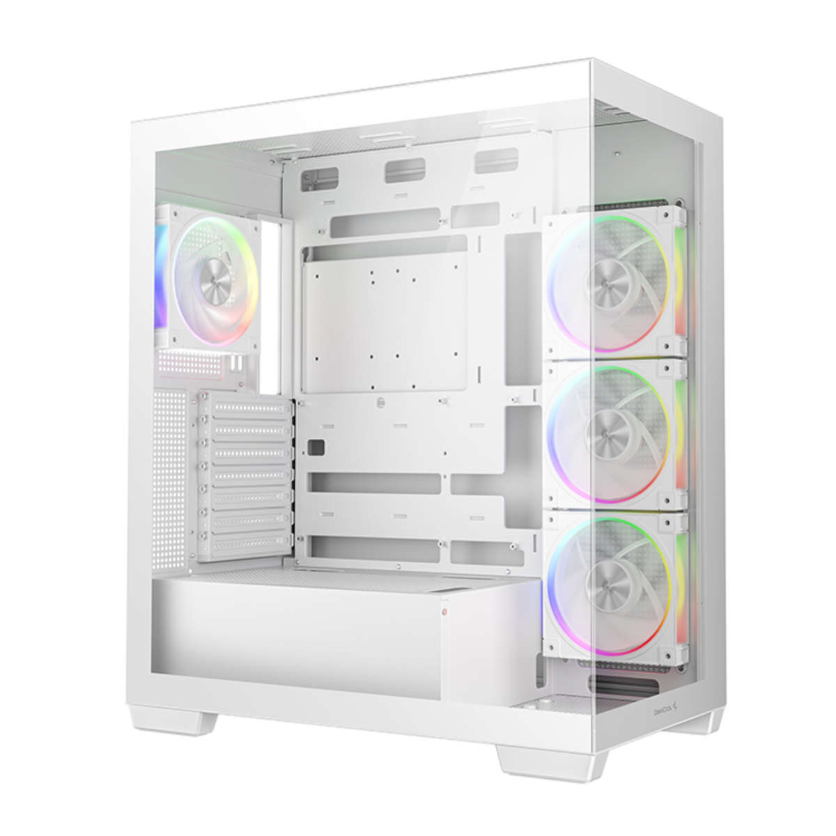 DEEPCOOL - CG580 4F V2 ARGB ATX Gaming Chassis  White - DEEPCOOL - CG580 4F V2 ARGB ATX Gaming...
