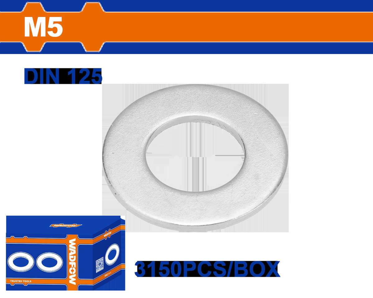 Wadfow - 3150Pce Washers Set (M5) - Wadfow - 3150Pce Washers Set (M5)