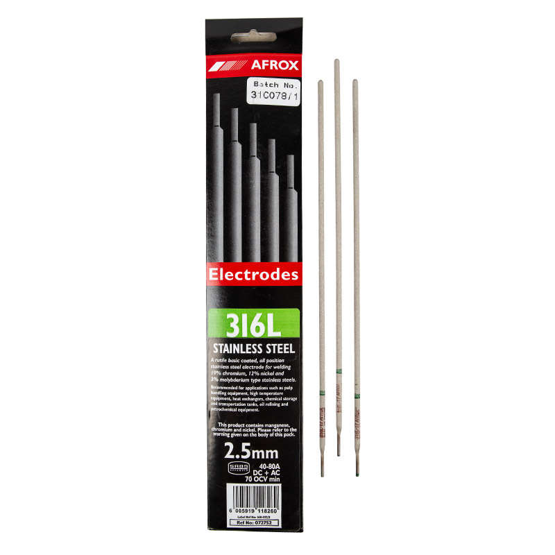 Afrox - Electrode 316L 2.5mm Sleeve - Afrox - Electrode 316L 2.5mm Sleeve