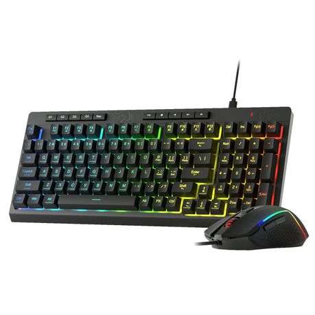 Redragon RYLO 6-Button 90% RGB Gaming Keyboard & Mouse Combo - Black - Redragon RYLO 6-Button 90%...