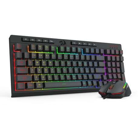 Redragon RYLO 6-Button 90% RGB Gaming Keyboard & Mouse Combo - Black - Redragon RYLO 6-Button 90%...