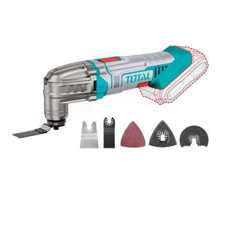 Total Tools - Cordless Saw, Multi-Tool & Sander, 2x 4Ah Batteries & Charger - Total Tools - Cordl...