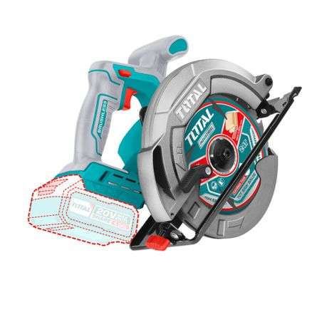 Total Tools - Cordless Saw, Multi-Tool & Sander, 2x 4Ah Batteries & Charger - Total Tools - Cordl...