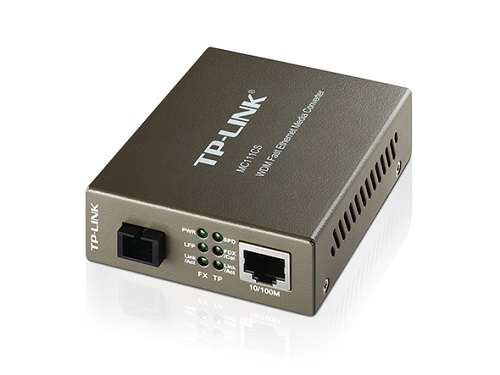 Tp-Link - MC111CS Omada 10/100Mbps WDM Media Converter - Tp-Link - MC111CS Omada 10/100Mbps WDM M...