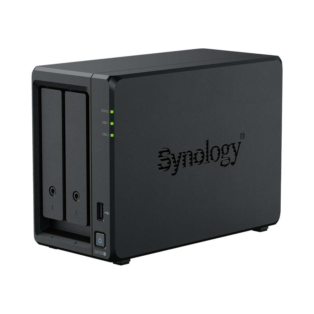 Synology - Ds725+ AMD R1600 CPU, 4Gb NAS - Diskless - Synology - Ds725+ AMD R1600 CPU, 4Gb NAS - ...
